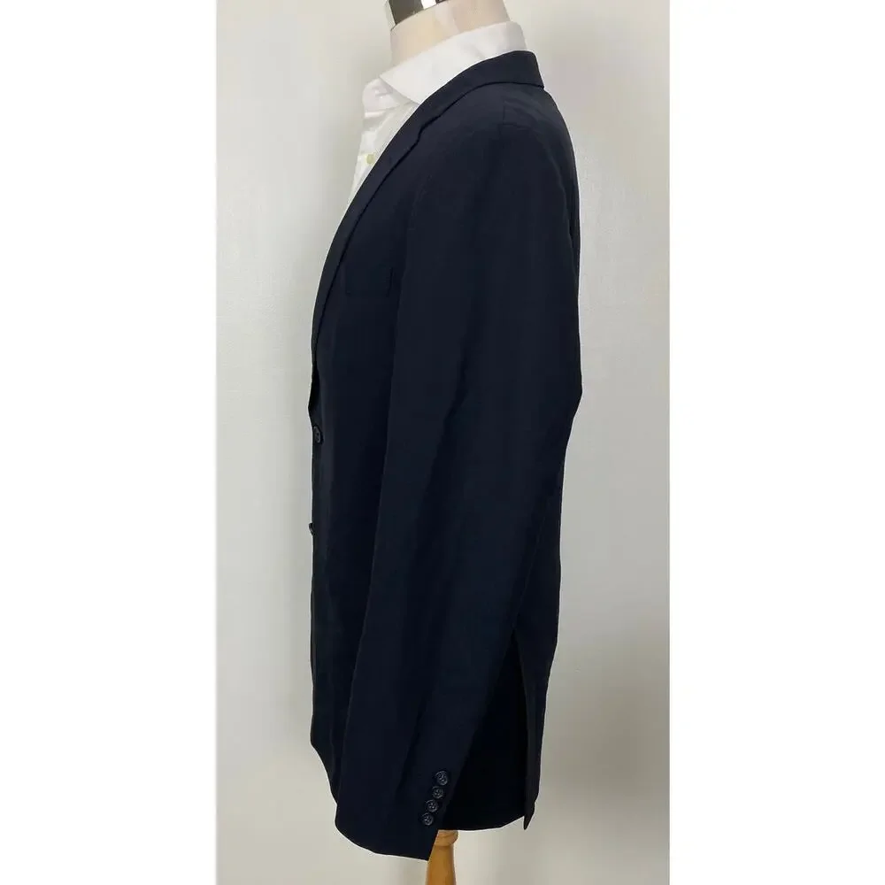 Brooks Brothers Milano Brookscool Reda 2-button unstructrued wool blazer, 42L